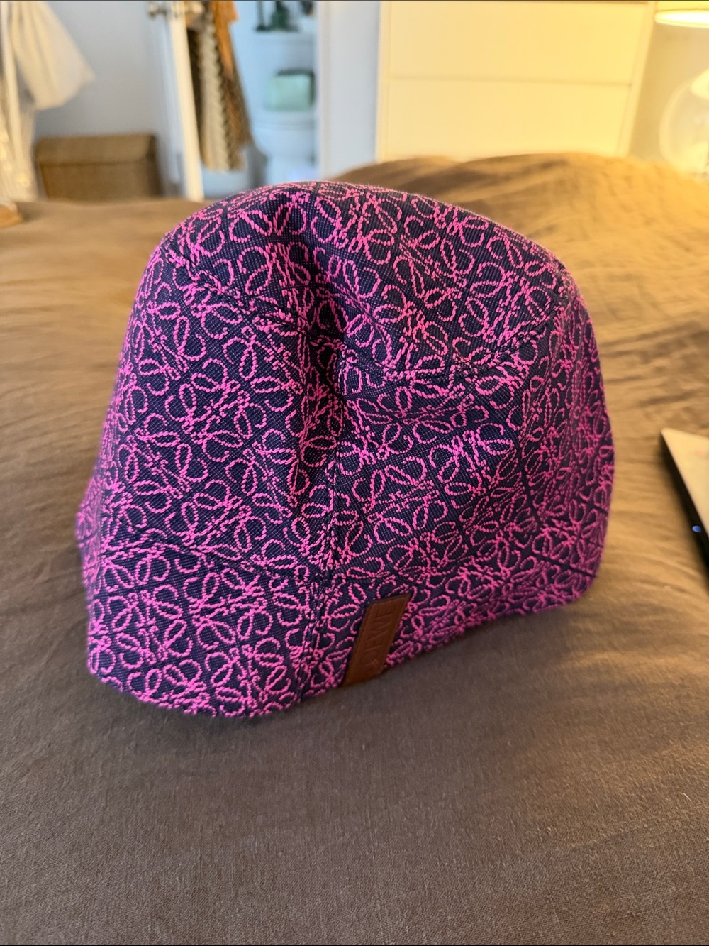 Loewe Sun hat - Pink & Navy